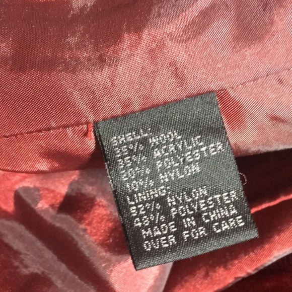 Express Wool Blend Coat in Red - Picture 5 of 5